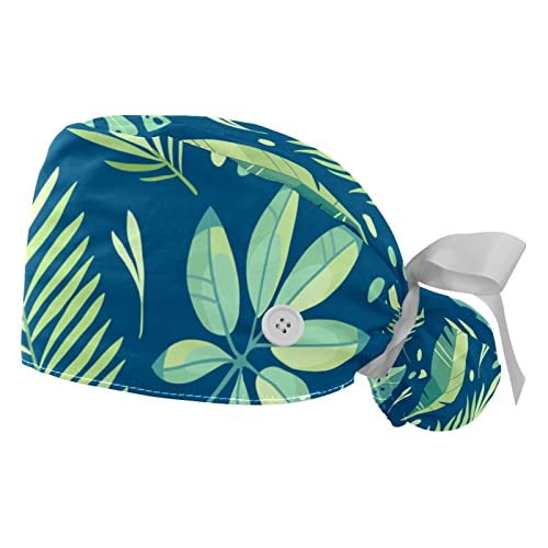 Chapeaux de travail JDEZ contre la chaleur casquettes bouffantes respirantes lot de 2
