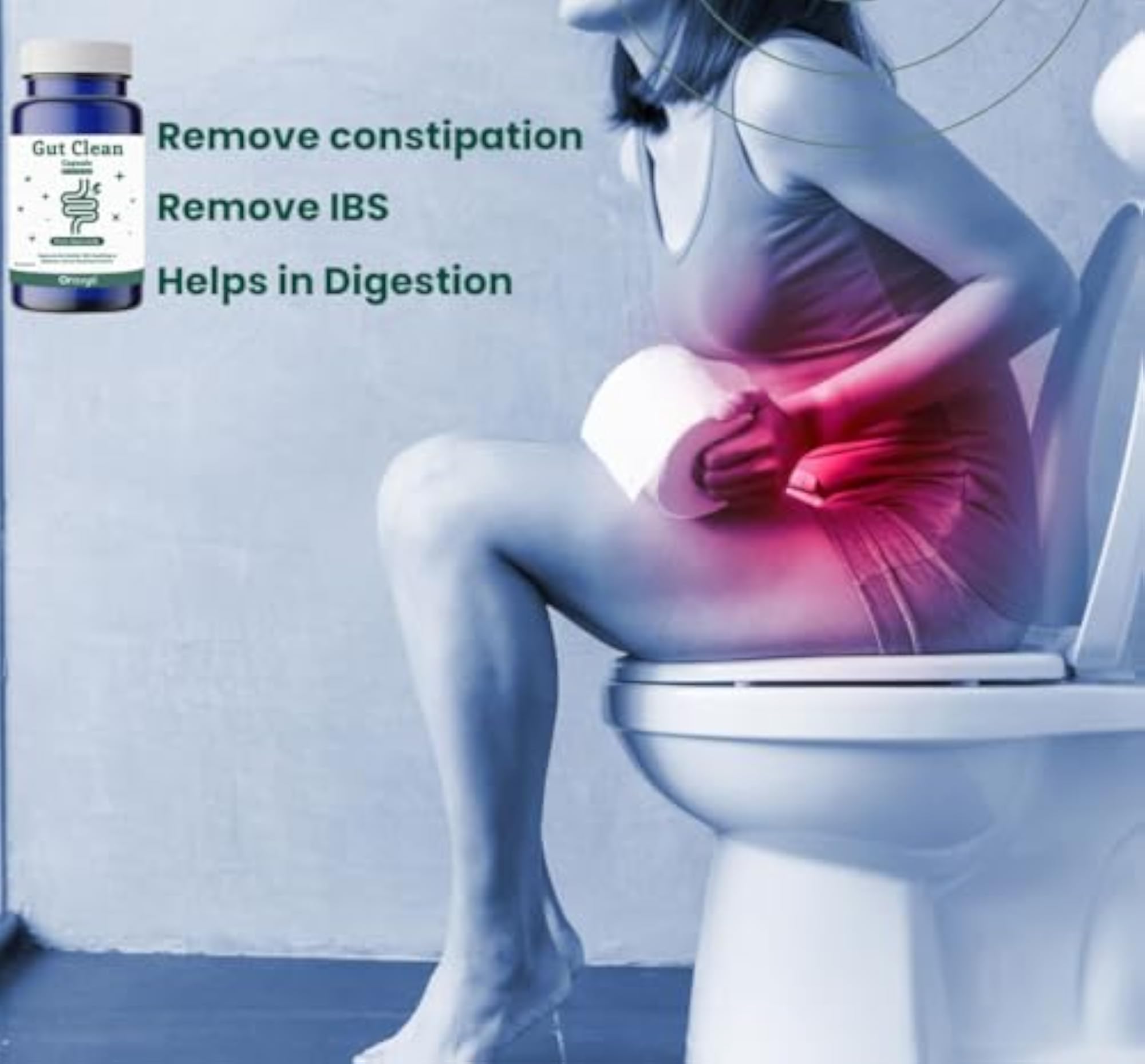 Oravya Gut Clean Herbal Supplement for Digestive Health