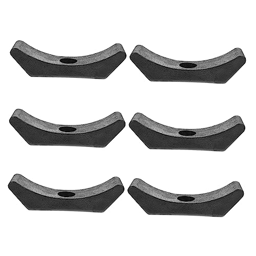 Abaodam 6Pcs Dumbbell Saddles Replacement Dumbbell Cradles for Home Gym Compact Storage for Dumbbells Workout Equipment Rounded Corner Design for Safety
