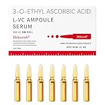 DEleventh Korean Brand Vitamin C Ampoule Serum 2ml × 7EAe / with Niacinamide (Vitamin B3) & Pro-Xilane, Anti-Aging, Brighten, Hydrate, and Smooth Skin, Creates a Radiant, Youthful Complexion