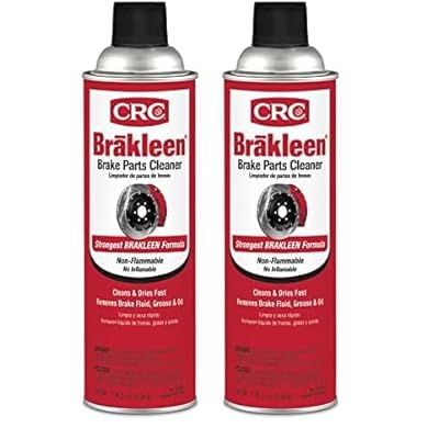 CRC BRAKLEEN Brake Parts Cleaner - Non-Flammable -1lb 3 Oz 05089 Pack of 2