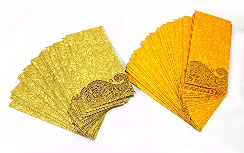 Image of Peeplvalue Premium 100 Pcs Designer Money gift Envelope, Shagun Lifafa -Multicolor