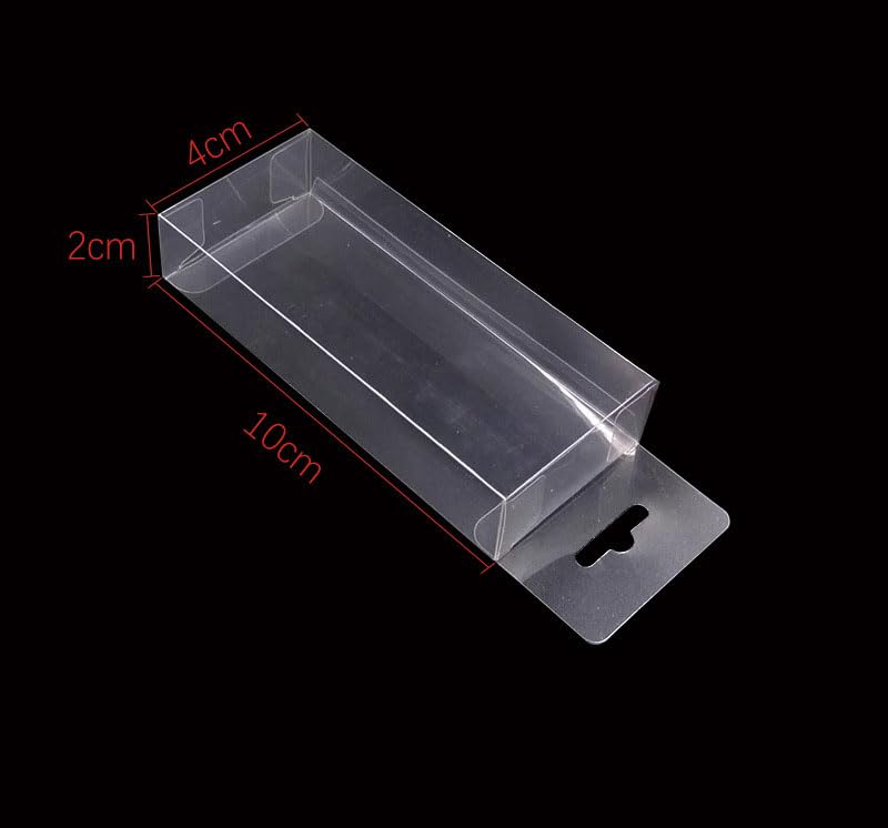 Cuoyuqie Paquete de 10 Cebos de Pesca en Caja de Plástico Transparente PET miniatura 3