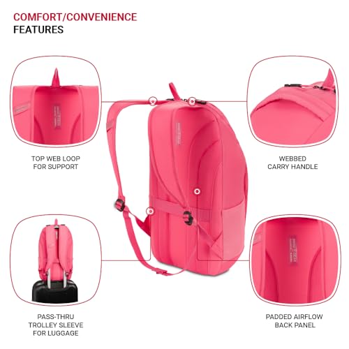 Image of SwissGear 8117 Laptop Backpack, Black, 17.75 In