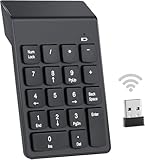 ワイヤレステンキー 2.4G ワイヤレス レシーバー付属 超薄型 18キー 非連動テンキー 5000万回耐久 多機種対応