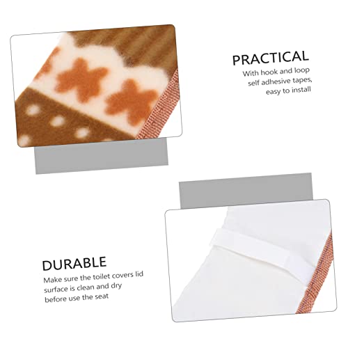 Cabilock Toilettensitzkissen Toilettensitz Badezimmer Toilettensitzbezug Pads Toilettensitzbezug Für Badezimmer Weicher Dicker Wärmer Toilettensitzbezug Pad Toilettensitzwärmer Für – Bild 8