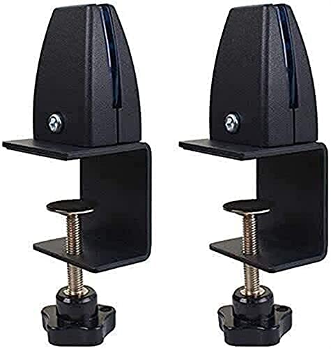 Pince de fixation de cloison de partage réglable et stable noire x2 - 2
