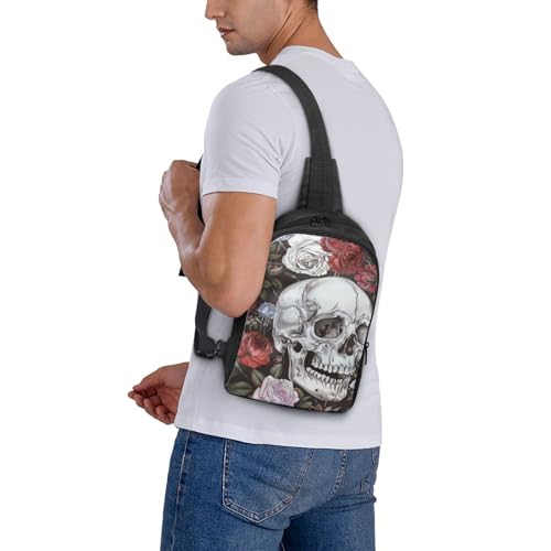 Bolso Cruzado Ajustable Unisex Negro para Senderismo miniatura 6