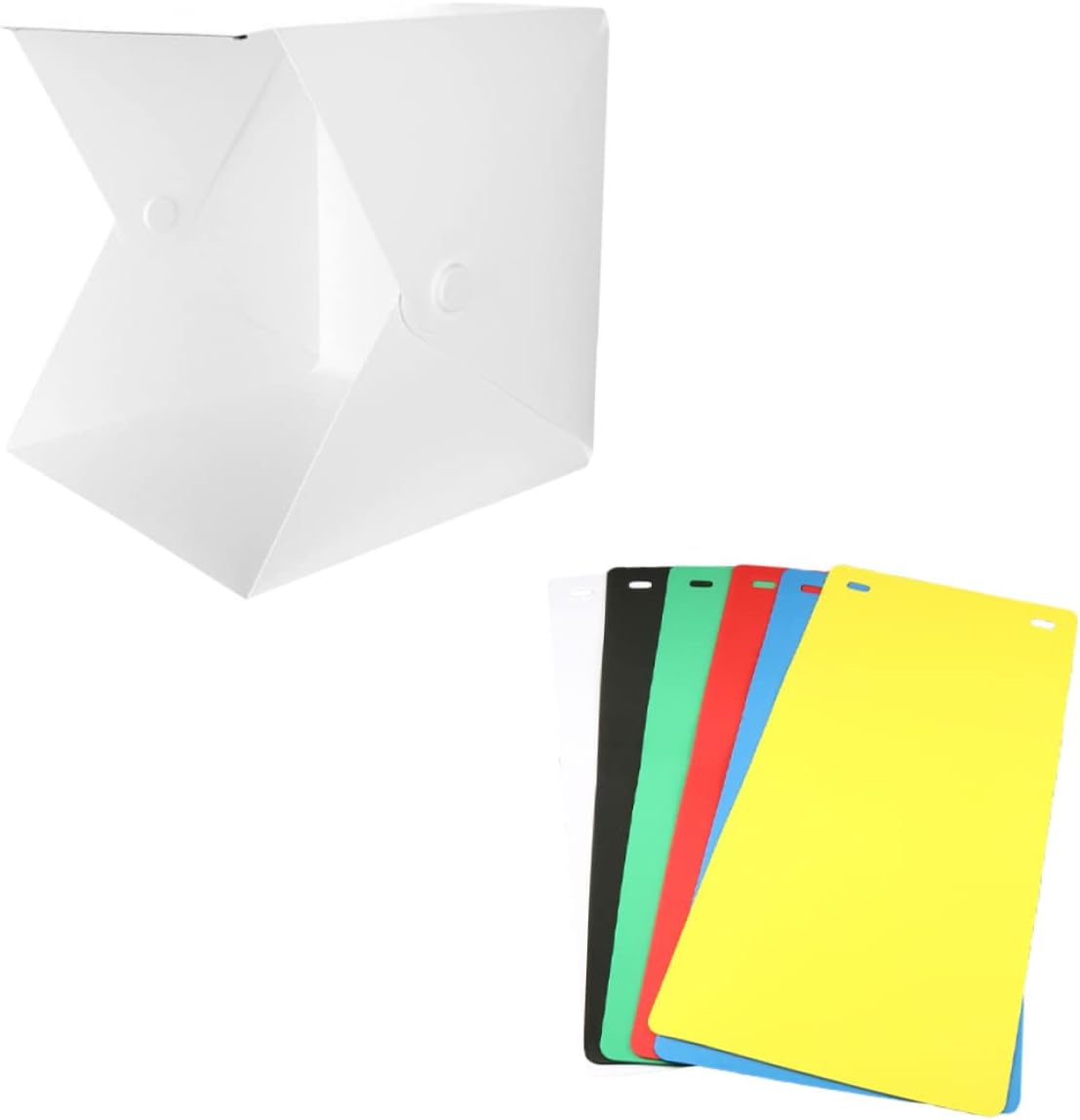 DOITOOL 1set Mini Photography Led Folding Tent Color Backgrounds USB Powered Easy to Assemble Portable Product Photography