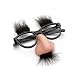 Toy Disguise Sets, Moustache Glasses with Nose Fancy Dress Costumes for Party/Joke/Wedding Supply