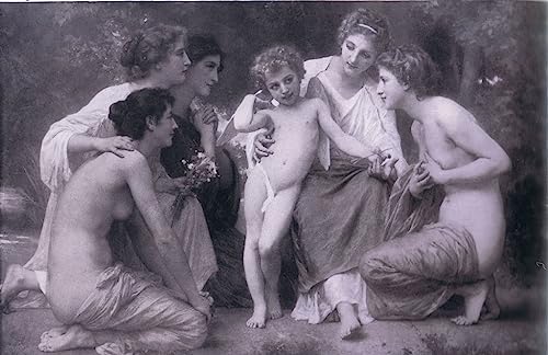 Affiche impression de Bouguereau sur toile de qualité supérieure, art mural 60x90