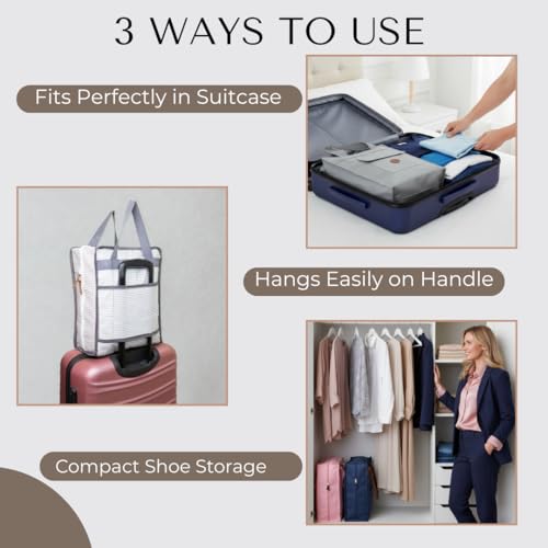 Shoe Bag for Travel, Portable Shoe Organizer, Storage Bag, Shoe Tote Bag for Women and Men - Image 5