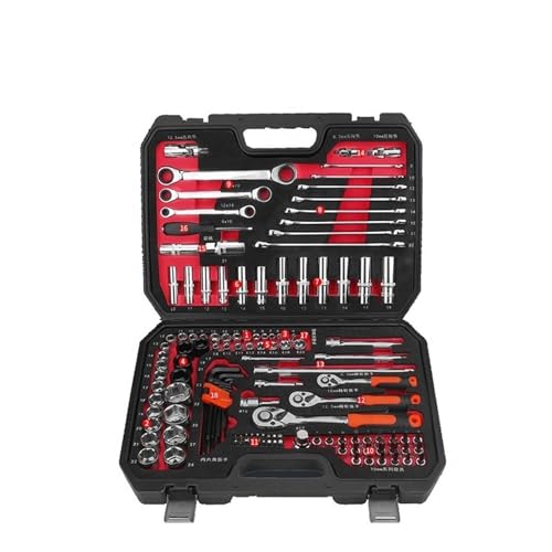 LahAir Herramientas for automóviles Caja de Herramientas mecánicas Juego de Herramientas manuales Kit de reparación (Color : Bicycle Repairing)