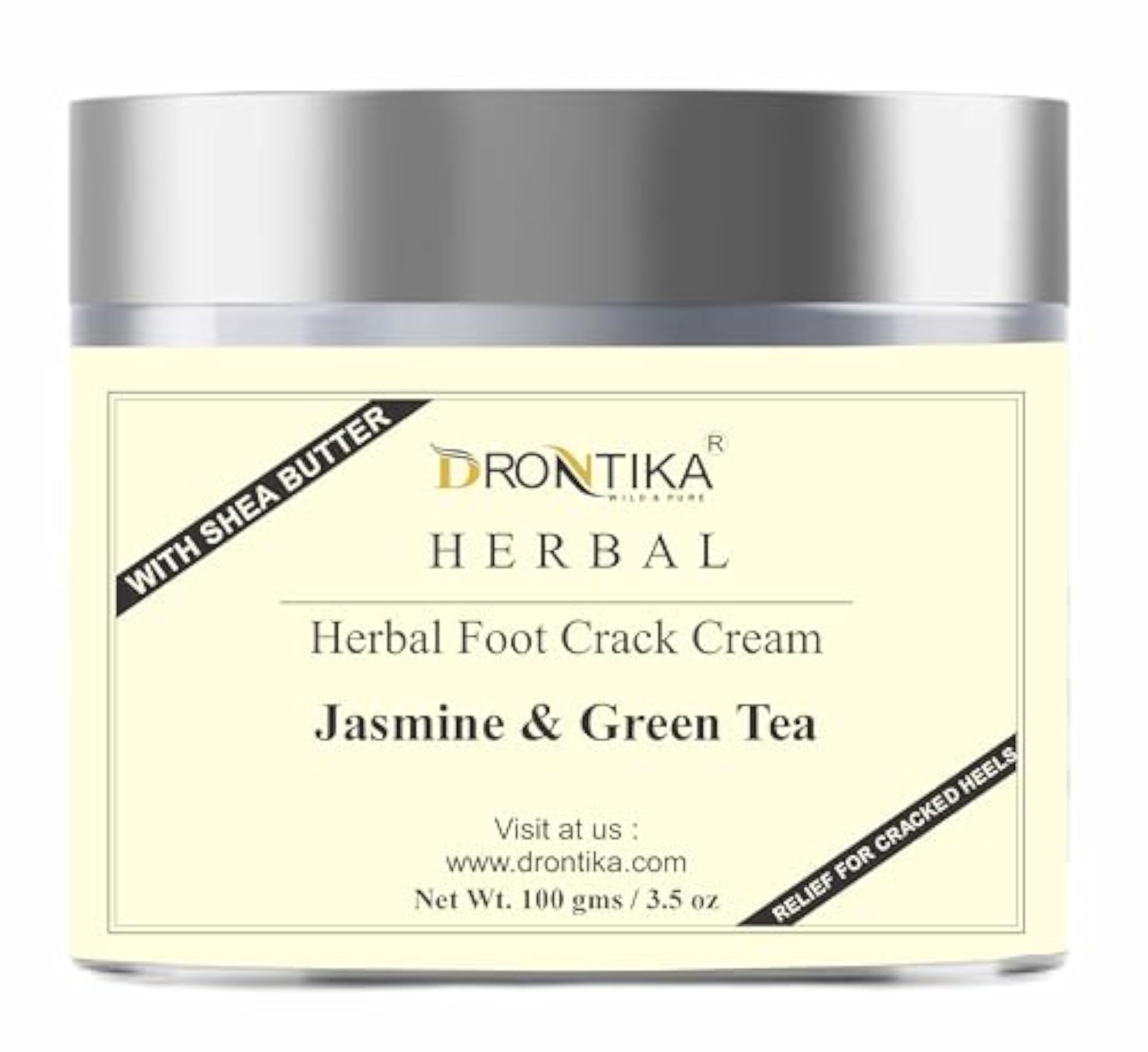 Herbal 100% Ayurvedic Jasmine & Green Tea Foot Crack Cream