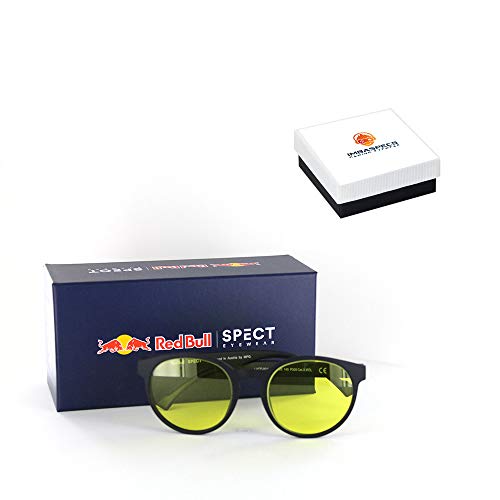Gaming Brille Anfertigungs BUNDLE - Red Bull SPECT Fassung Lace-004P & Imbaspecs Gaming-Gläser mit Gelblichtfilter - Computerbrille, Gaming Glasses,