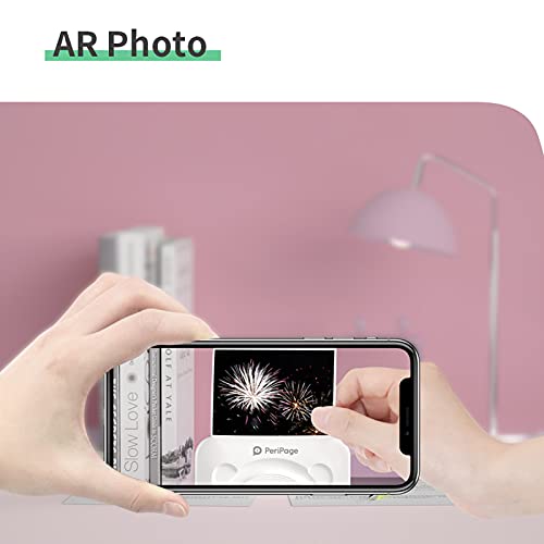 HUIOP mini impressora, A6 Mini Impressora de Bolso 304DPI Wireless Impressora Térmica Imagem Rótulo