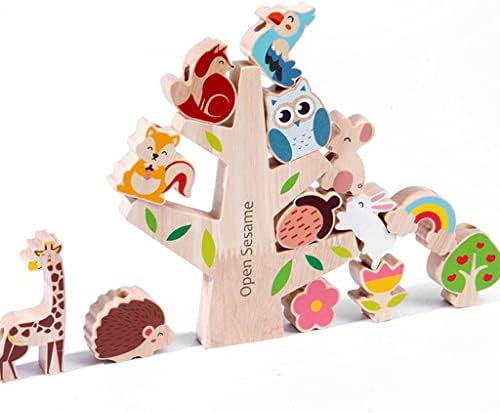 Natural Wood Stacking Tree Toy for - 4