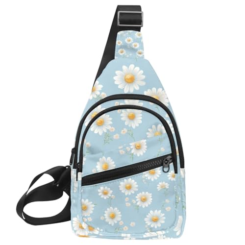 Sac à dos à bandoulière bleu doux avec sangle réglable