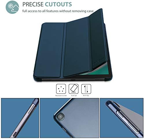 ProCase Cover for Galaxy Tab A 10.1 2019 Case(SM-T510/SM-T515/SM-T517), Ultra Slim Light Smart Folio Cover Stand Case Book Cover with Translucent Frosted Back -Navy