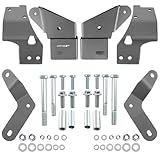 maXpeedingrods Fit 4.5'+ Lift Control Arm Drop Kit for Jeep Cherokee XJ 1984-2001 Relocation Brackets, Gray