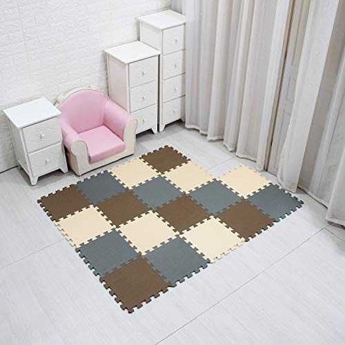 Image of 18 Pieces Puzzle Mat for Babies Foam Interactive Play Mat for Children G301018-106110112