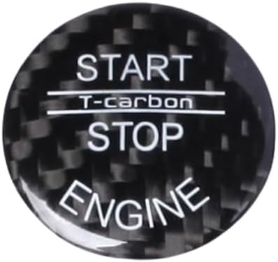 BMW Engine Start Button Cover Carbon E87/E90/E60/E84/E83/E70/E71/E89 etc Custom Parts Accessories Dress Up Interior Real Carbon