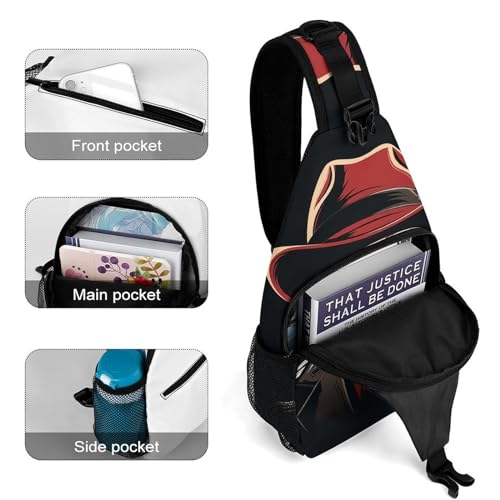 Bolso cruzado Black Beard para senderismo y uso casual miniatura 4
