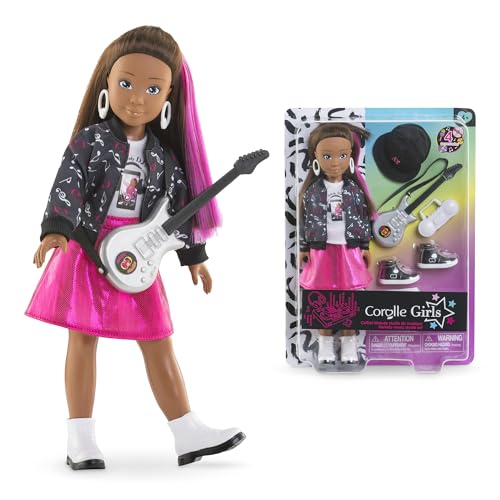 Corolle Girls - Coffret Melody Music Studio, poupée Mannequin, 4 Accessoires, 28cm, dès 4 Ans