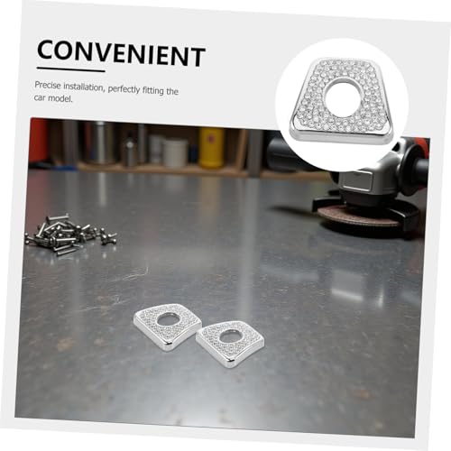 Cubierta para cerradura de pestillo de puerta decorativa automotriz universal 3