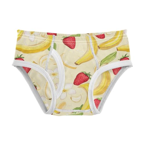 Wusikd Banana Peels Boys' Underwear Cotton Yellow Boys Briefs Soft Toddler Underwear 2T