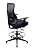 TEMPUR-PEDIC Cooling Technology Drafting Stool, Adjustable Height, Black
