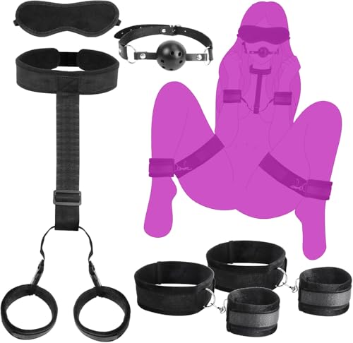 Bondage Manette Per Coppia Letto Sexishop BDSM Kit Bondage Bondagerie Costrizione Per Lei Bondagerie Accessori Giochi Erotiici Sessuali Hot per Coppie Adulti Sexy Sadomaso Gadget Donna Bdsmage Uomo
