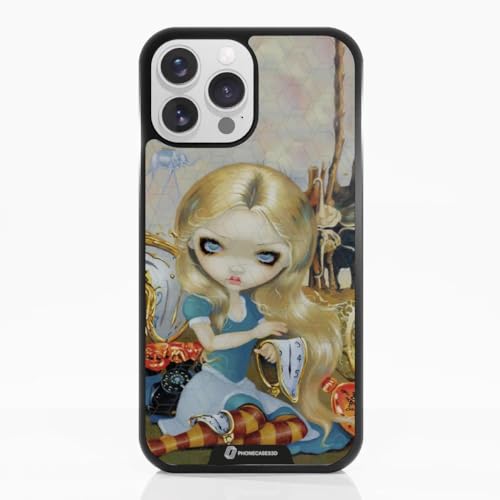 Coque effet 3D breveté iPhone 13 Pro Max Alice noire
