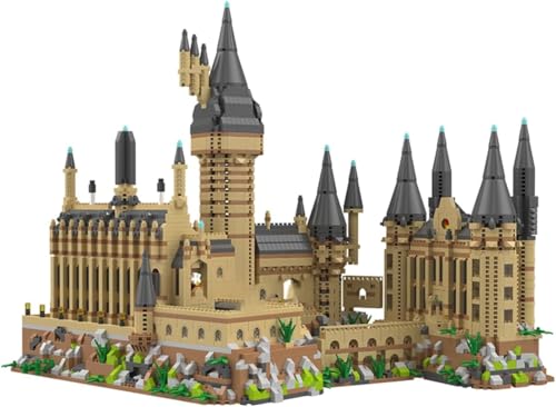 Image of Architecture Magic Castle Micro Building Blocks Set 5400 PCS, 27 cm High Fantasy Castle Model Kit for Kids & Adults, Mini 4x5 mm Bricks, DIY Display Toy Gift | 1 Year Manufacturing Warranty