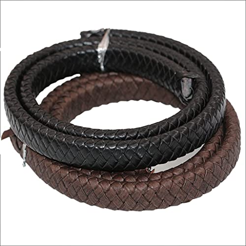 Cordón de cuero de 12mm blando y plano para evitar roces en la piel 2