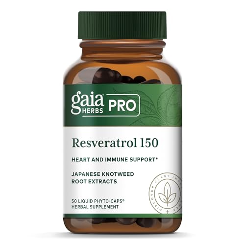 GAIA HERBS PRO Resveratrol 150 - Offers Heart Health &