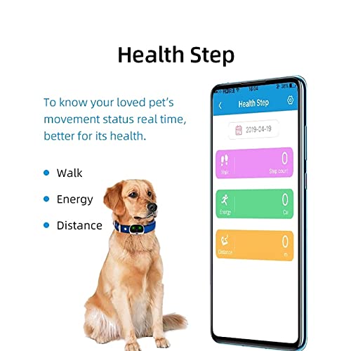 Collar GPS recargable para perros con valla inalámbrica, 3 modos de seguimiento, alerta de batería baja para seguridad de mascotas y antipérdidas
