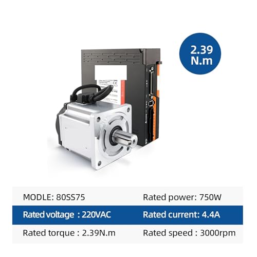 Servomoteur 80SS75 pour équiper l'atelier de création robotique d'un artisan - 2