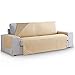 Vipalia Funda Cubre Sofa Acolchado Reversible Bicolor. Fundas para Sofa 3 plazas Rombos. Cubre Sofas de Salon Antimanchas Ajustables. Color Beige - Lino. Funda de Sofa 3 plazas (160 cm)
