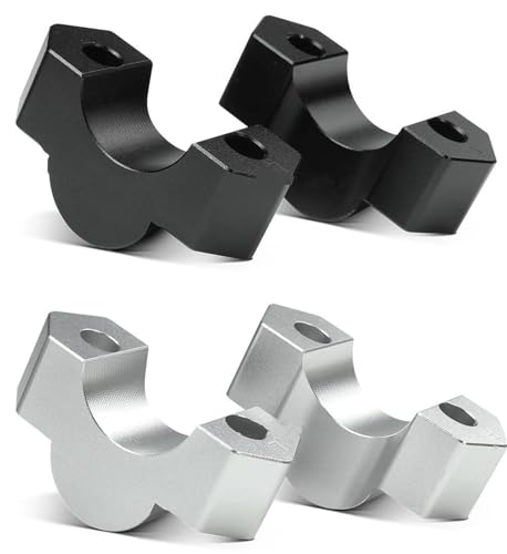 Adaptador elevador de manillar negro para F900GS Adventure 2023 4