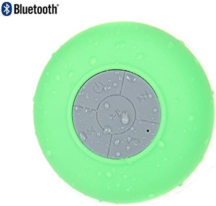 COISOUND Waterproof Wireless Bluetooth Shower Speaker Handsfree Speakerphone Compatible with All Bluetooth Devices Iphone 5s and All Android Devices (Green)
