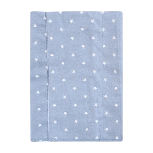 Image of Hudson Baby Unisex Baby Cotton Flannel Burp Cloths 4-Pack, Multi Color Boy Elephant, One Size