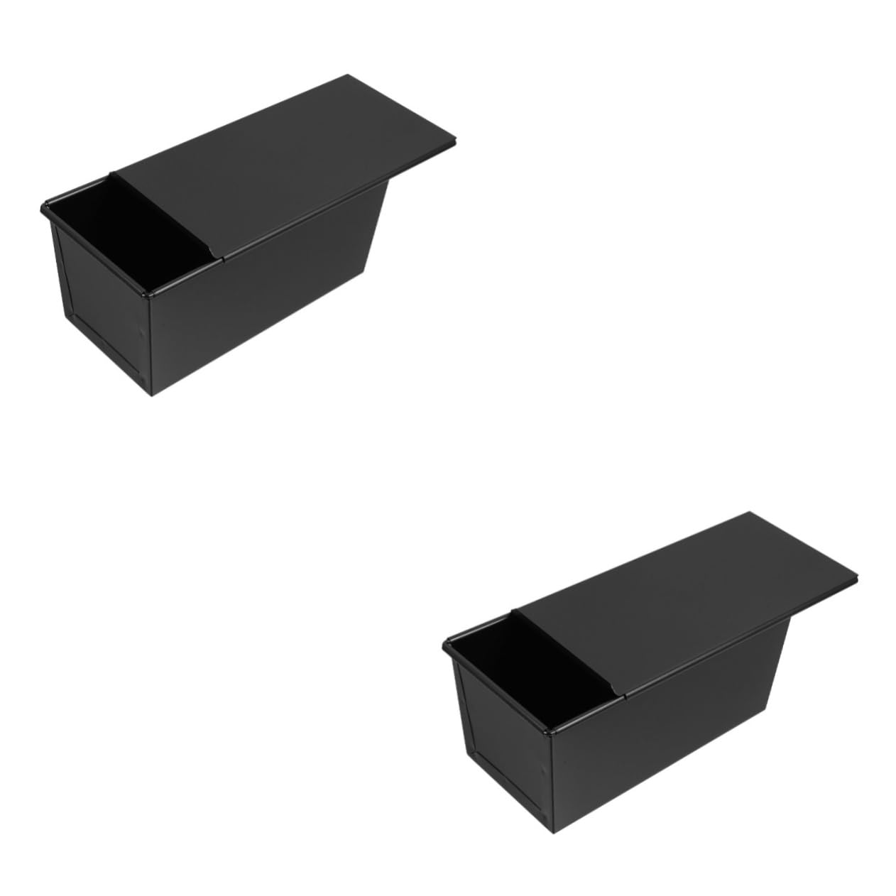 Cabilock 2 Moldes Para Tostadas Moldes Para Hornear Herramientas Y Suministros Para Hacer Pan Molde Para Pan Con Tapa Molde Para Hornear Tostadas Antiadherente Hierro