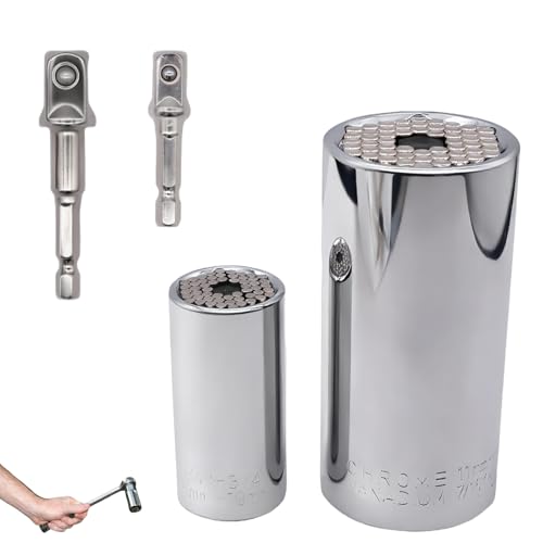 Kahaybeall Clé à Douille Universelle 7-19mm et 11-32mm, Outil Universel Multifonction, Universal Socket Wrench, Set de Douilles Multifonctionnelles - Outil...