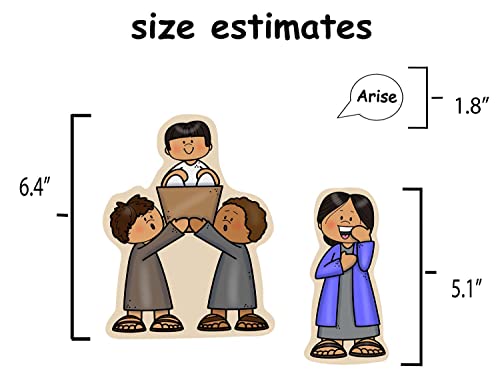 Jesus Raises Widow's Son Felt Bible Story for Flannnel Boards Miracles