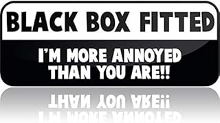 Black Box Car Sticker or Black Box Sticker Car Decals and Funny Stickers | New Driver Car Bumper Stickers | I have a black box car sticker | Funny Stickers for your car | Learner Driver Gift