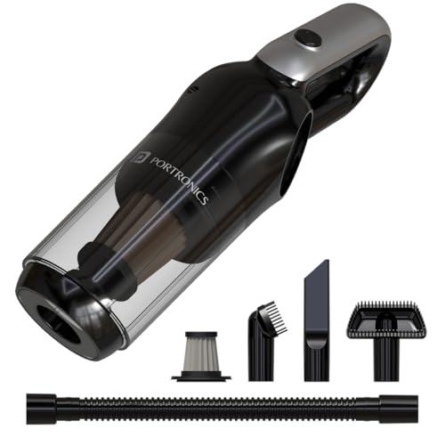 Portronics Mopcop 3, Rechargeable Handheld Vacuum Cleaner For Home & Car, Washable HEPA Filter, Multi-Function Nozzles, Floor Brush Nozzle, Cordless, Dry Vacuum, For Rs. 1299 @ 63 % Portronics Mopcop 3, Rechargeable Handheld Vacuum Cleaner For Home & Car, Washable HEPA Filter, Multi-Function Nozzles, Floor Brush Nozzle, Cordless, Dry Vacuum, For Rs. 1299 @ 63 %