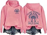 Sudadera con capucha «I'm Chief Kickabitch From The Slapahoe Tribe» Chief Kickabitch, divertida camiseta de jefe nativo americano, rosa, 3XL