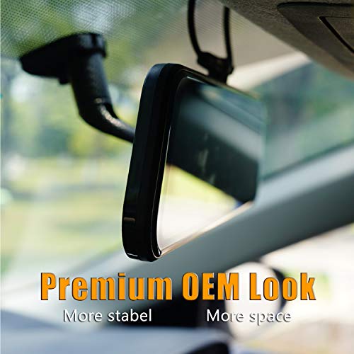 NikoMaku Mirror Dash Cam Front and Rear Backup Camera GPS Full Touch Screen Rear View Mirror Camera Full HD 1080P 170° Wide Angle Dual Lenses Waterproof AS-2 Plus - Thumbnail 2