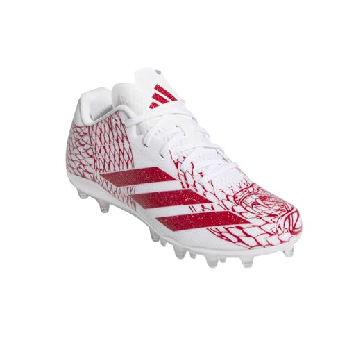 adidas Kids Boys Adizero Electric.2 Football Sneakers Shoes - Red, White - Size 2 M2